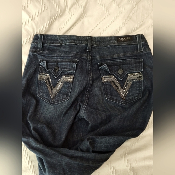 NWOT VIGOSS Jeans w Decorative Back Pockets, 5 - Picture 1 of 5